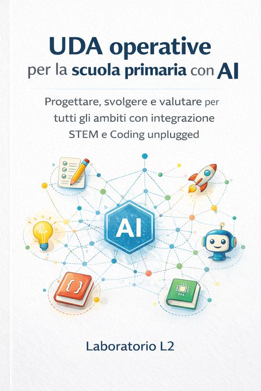 Copertina: UDA operative per la scuola primaria con AI